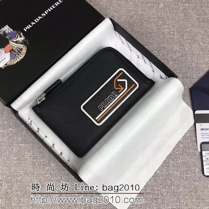 PRADA普拉達 官網同步 2018最新摩登態度系列 男士卡片夾 2MC021 DD1340